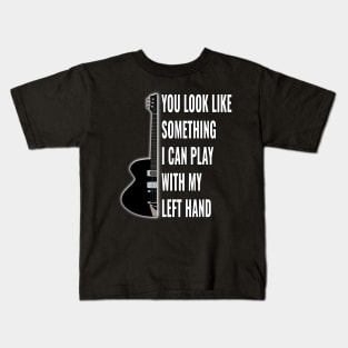 Lefty Guitar Joke For Left Handed Guitarists Kids T-Shirt